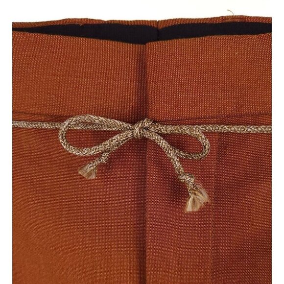 Acne Studios Straight Leg Linen Blend Trousers Size 44 US S Brown New - Picture 4 of 8